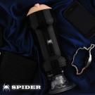 韓國SPIDER-STU訓練大師非手持式性愛姿態模擬吸盤自慰杯-黑